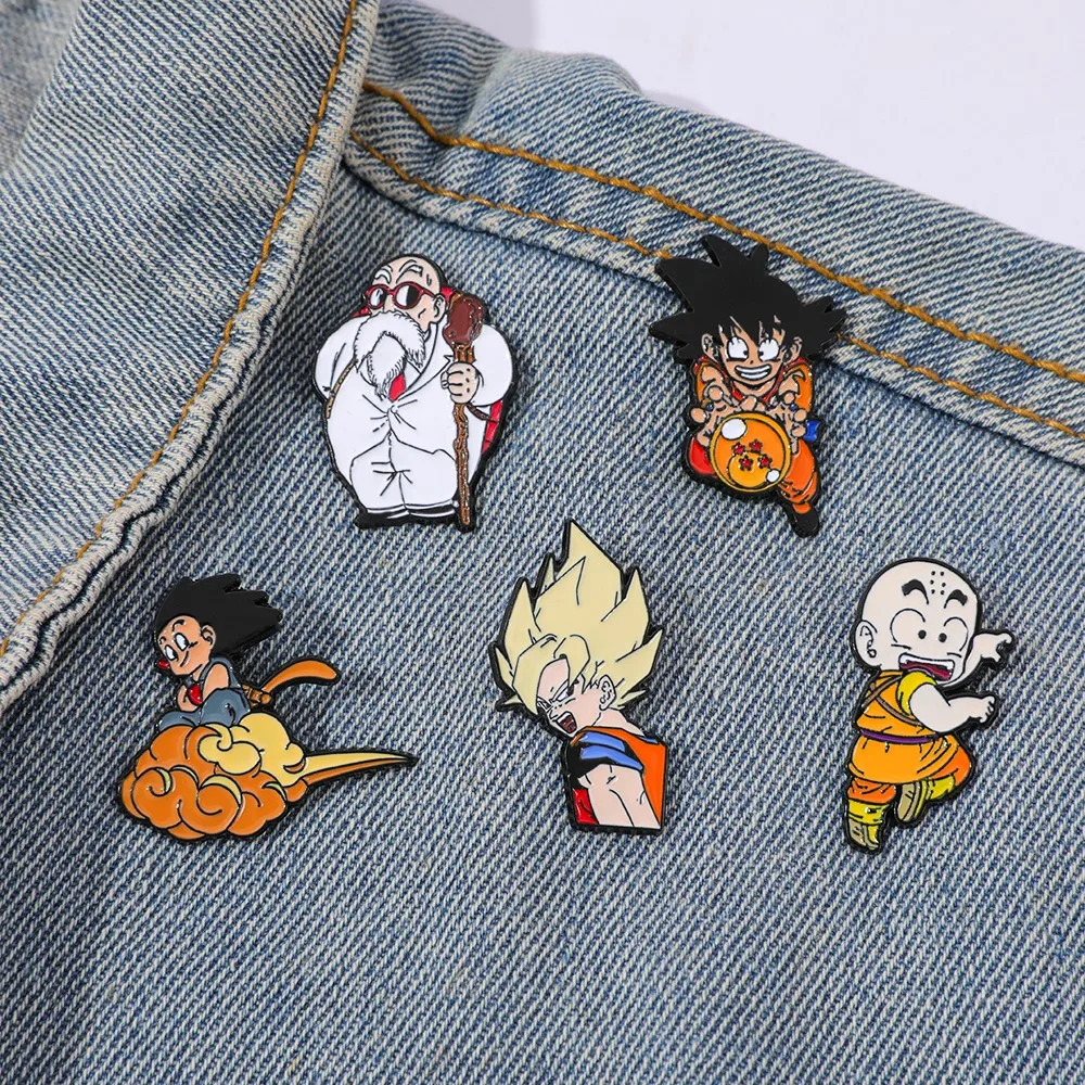 5 Pcs Classic Popular Anime Br - Embroidery Outfit ulasan dan harga