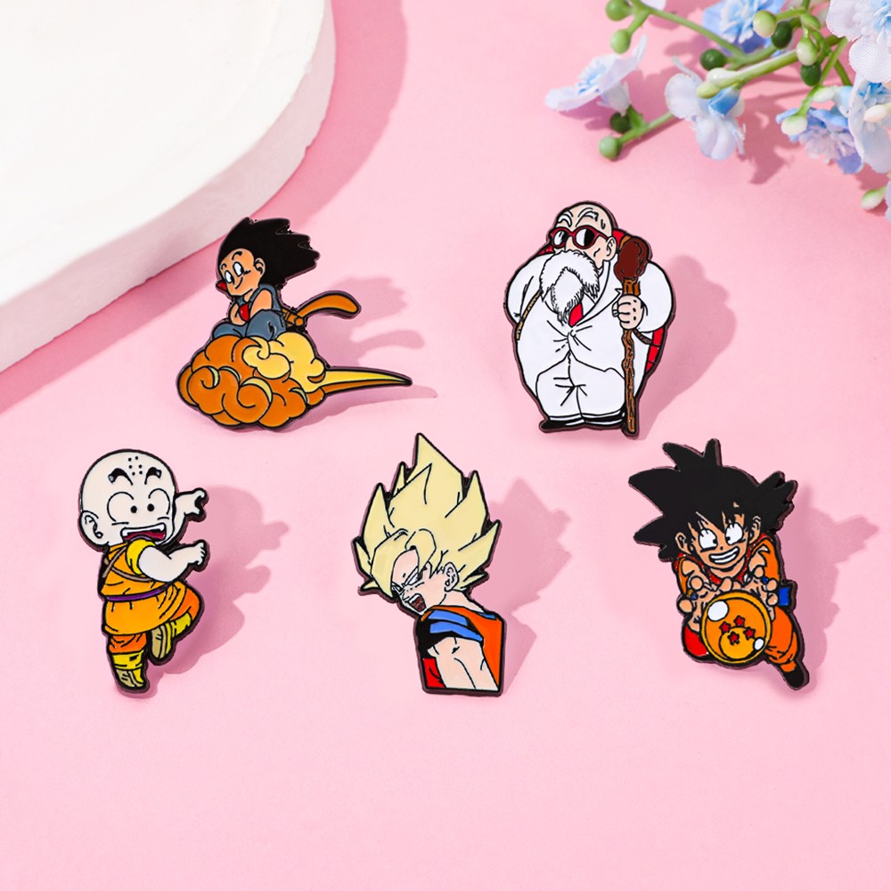 5 Pcs Classic Popular Anime Br - Embroidery Outfit ulasan dan harga