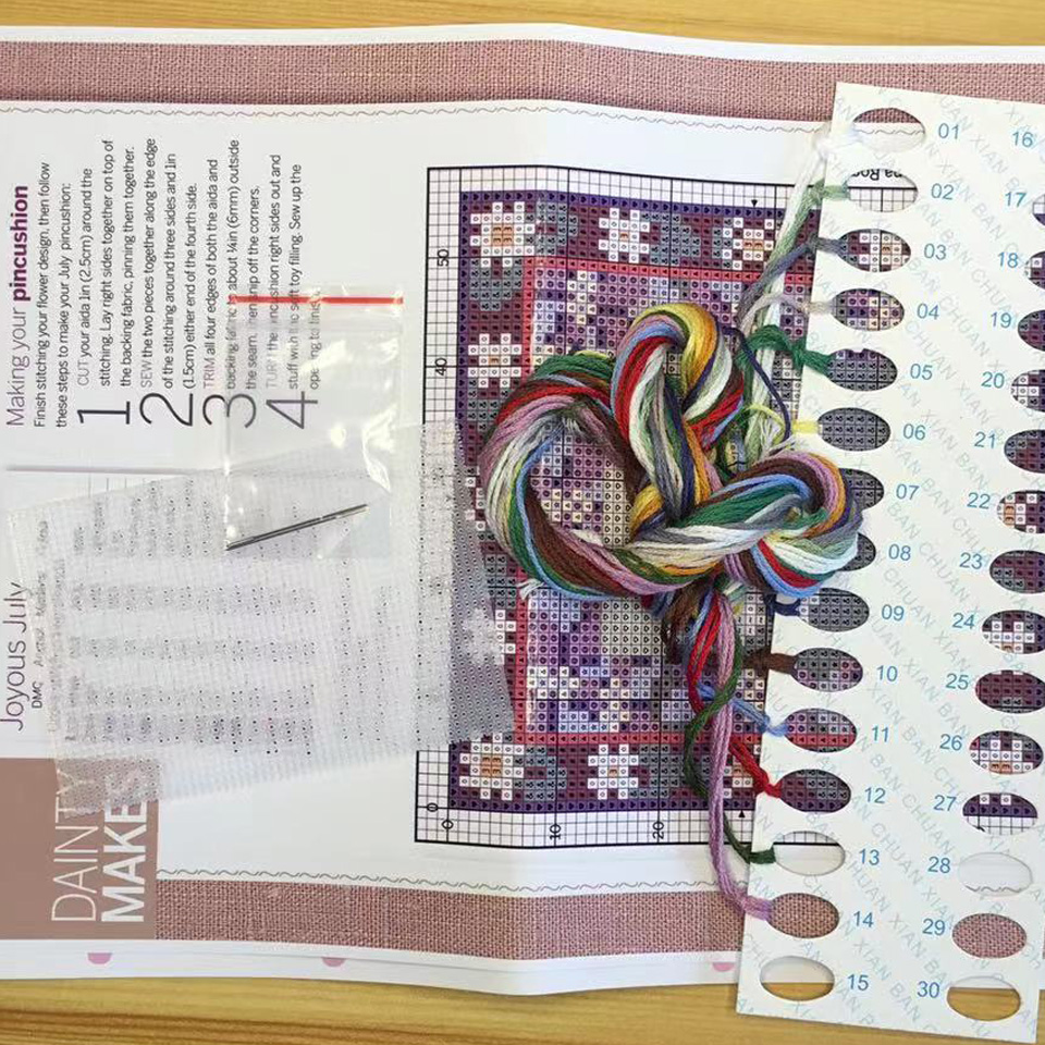 ZC184 Cross stitch kits Cross- - Embroidery Job ulasan dan harga
