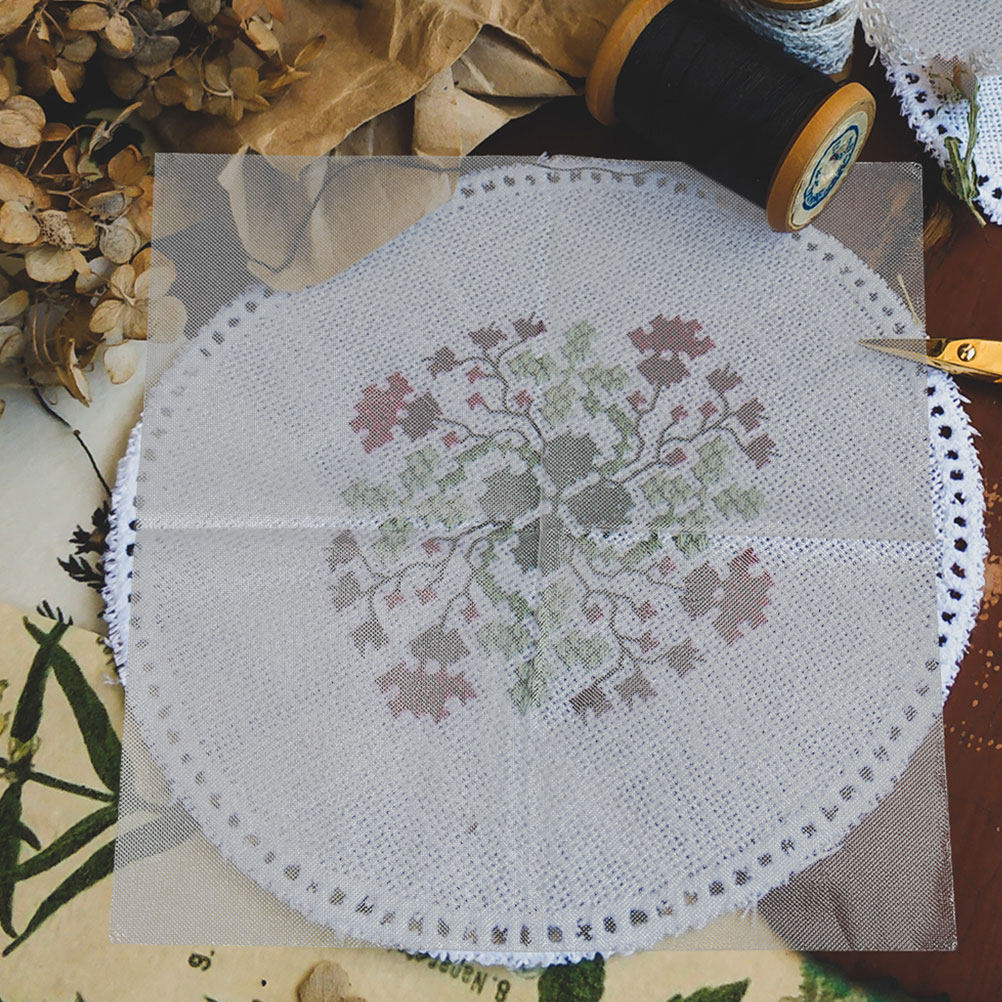 8Pcs Water Soluble Embroidery  - Embroidery Pattern ulasan dan harga