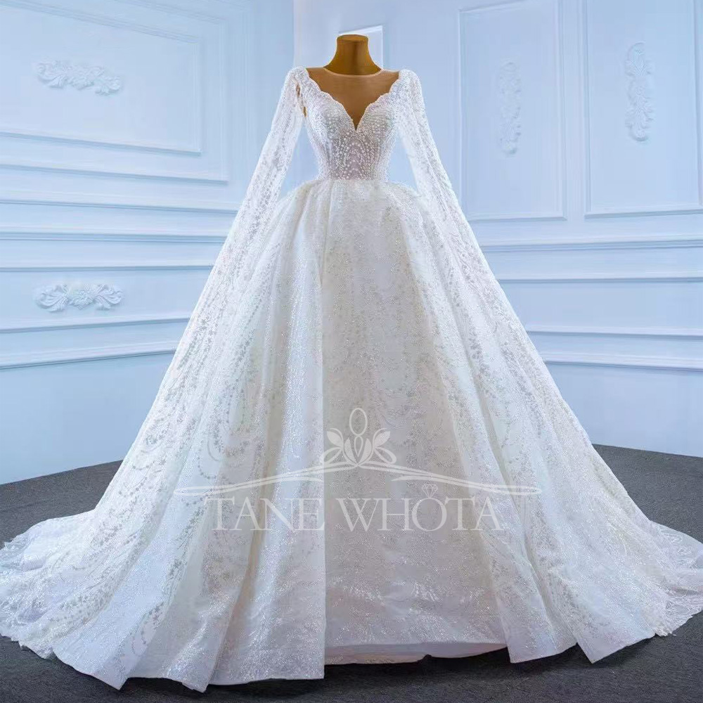 Vestido Casamento 2025 O-Neck  - Embroidery White Dress ulasan dan harga