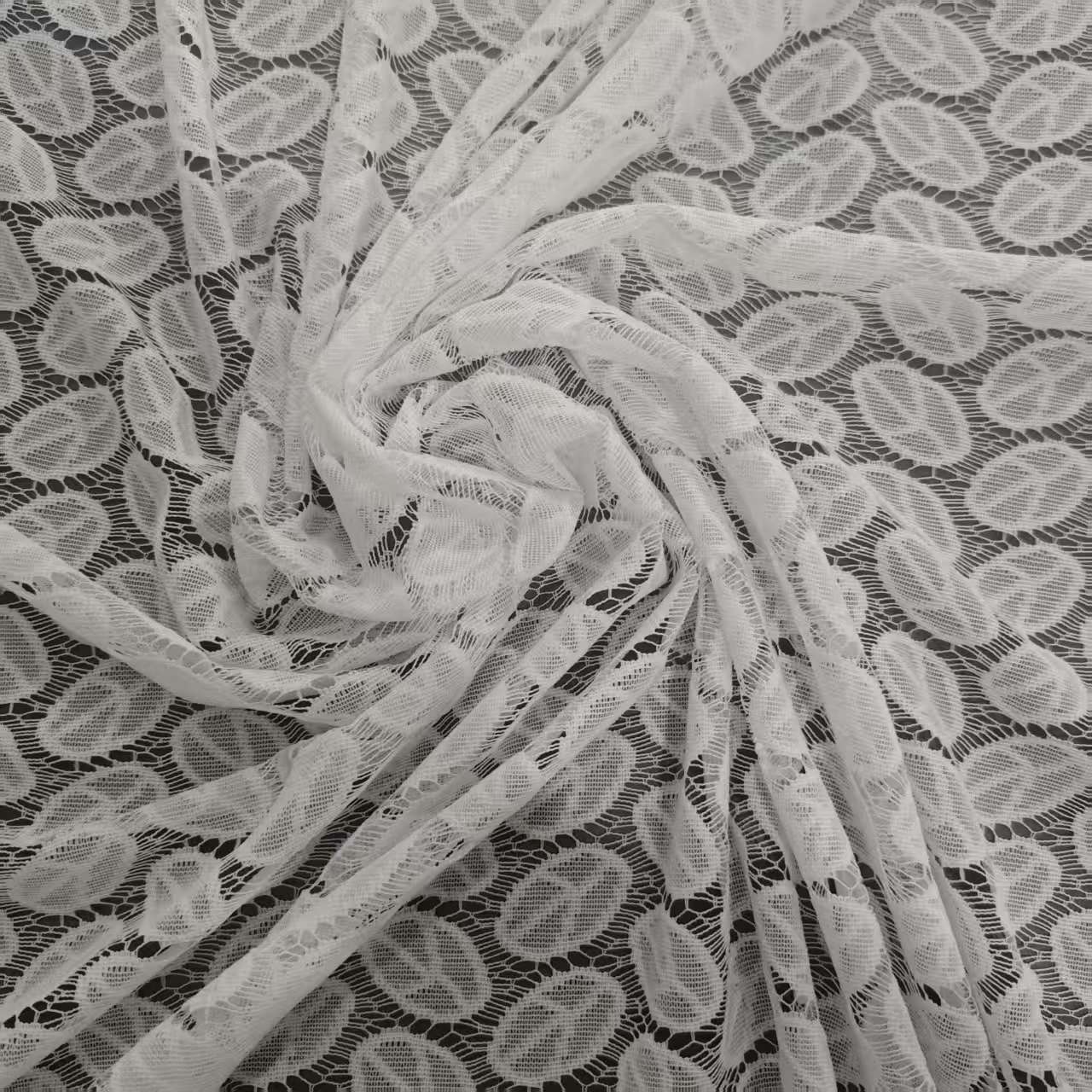 2PCS white leaf lace curtain,  - Embroidery Room ulasan dan harga