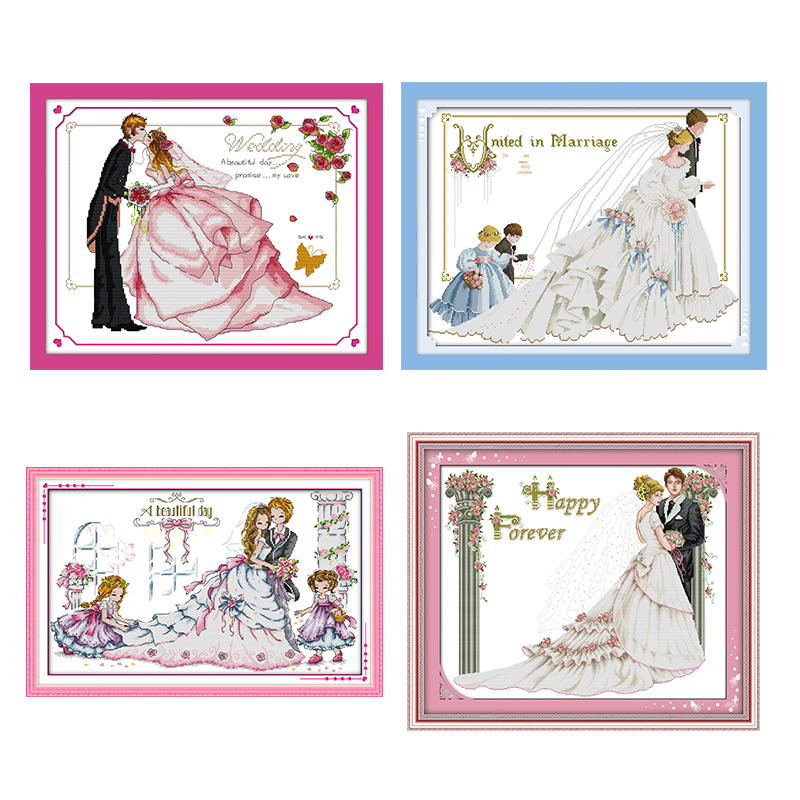 Wedding Series Counting Cross  - Embroidery Job ulasan dan harga