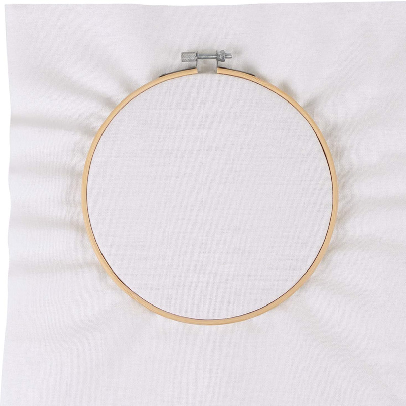 4 Pieces of Linen Fabric, Soli - Embroidery Motif ulasan dan harga