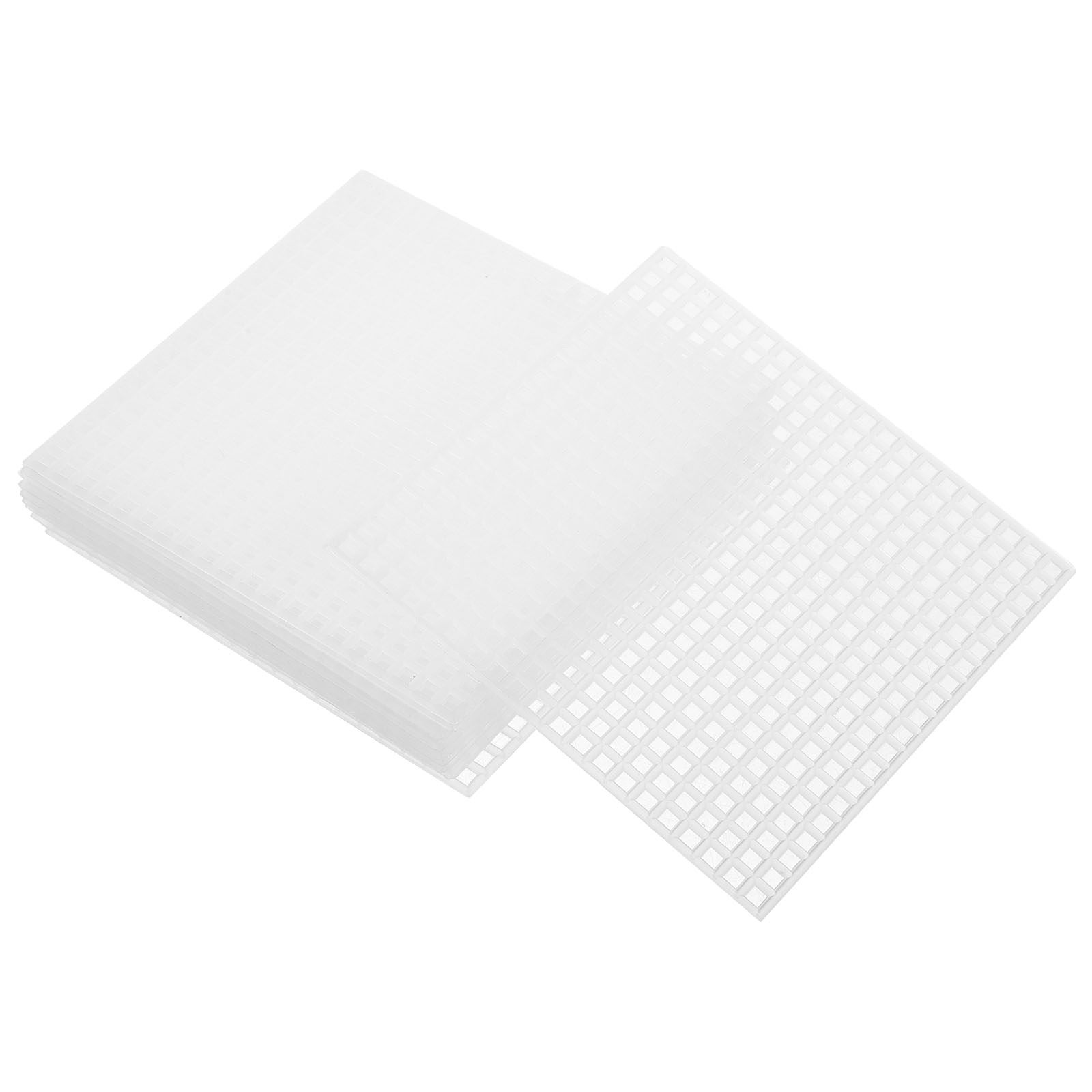 10pcs 8x8cm Square Mesh Sheets - Embroidery Workshop ulasan dan harga