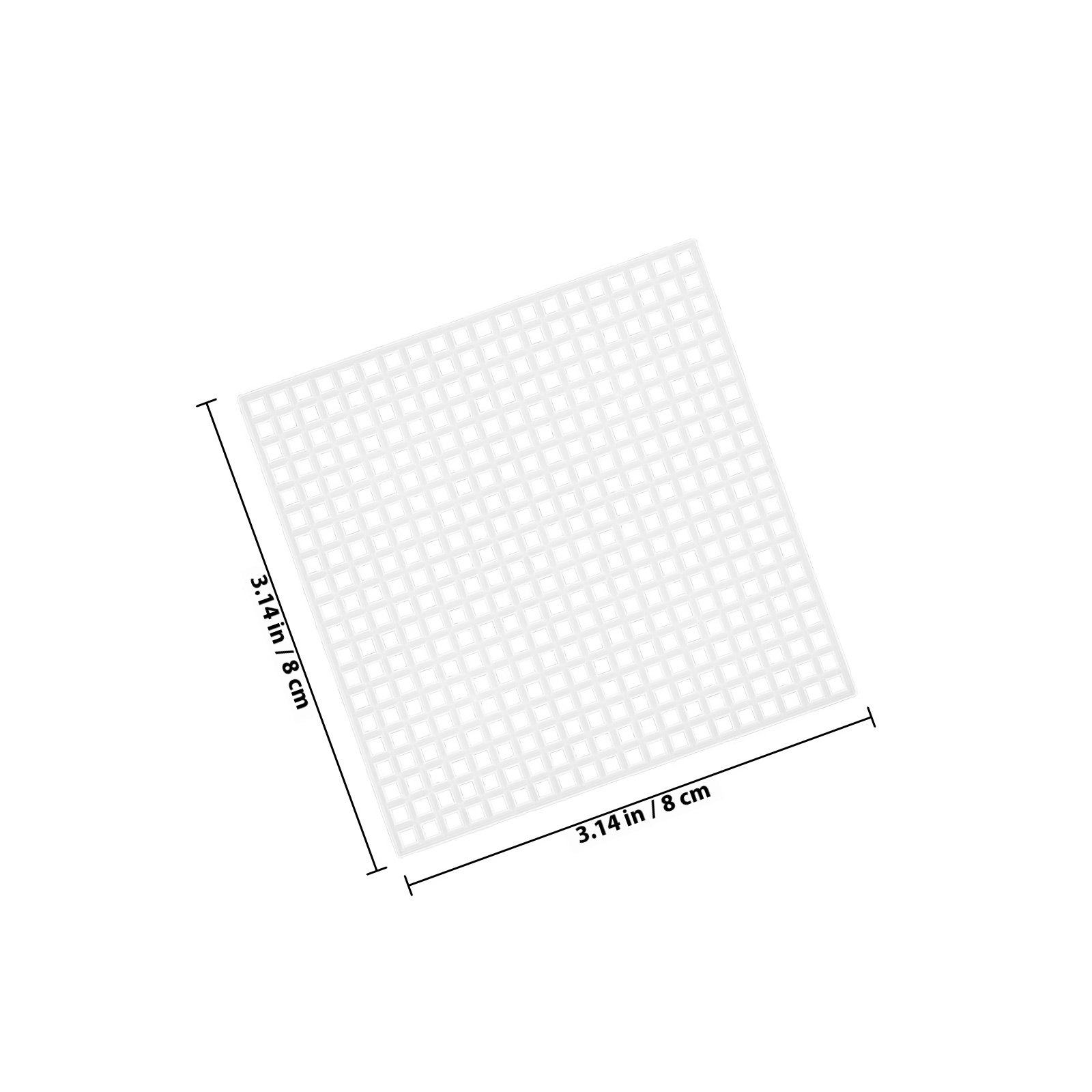 10pcs 8x8cm Square Mesh Sheets - Embroidery Workshop ulasan dan harga