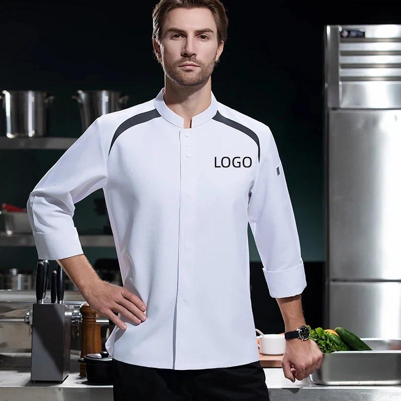 Breathable Long Sleeves Chef U - Embroidery Workshop ulasan dan harga