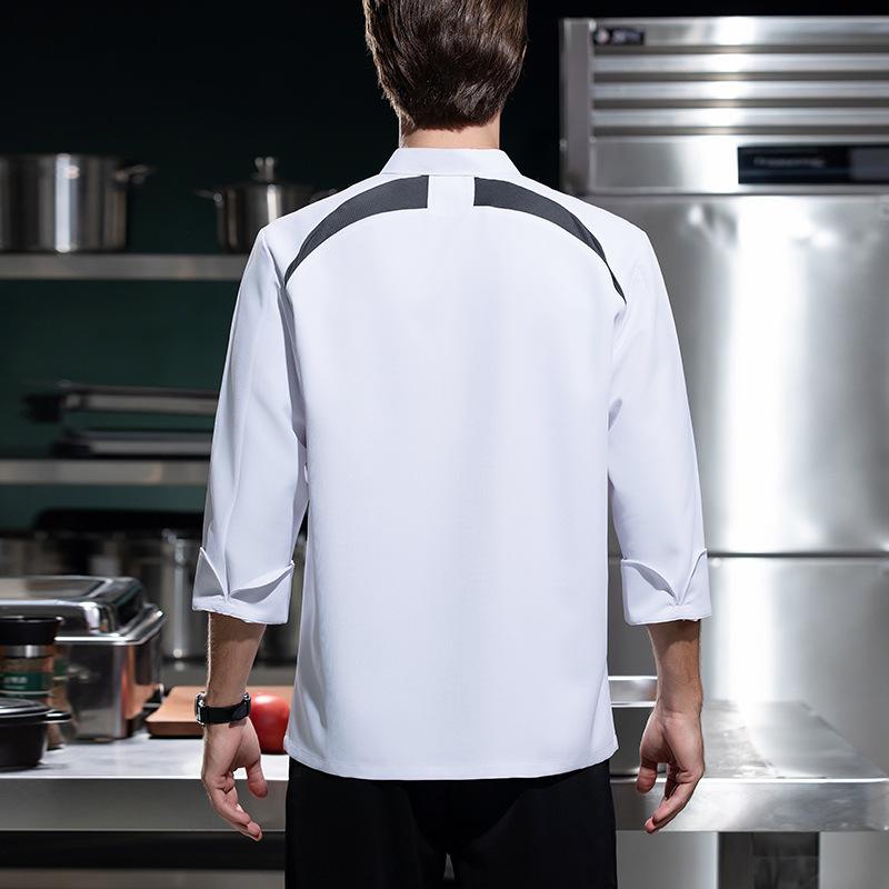 Breathable Long Sleeves Chef U - Embroidery Workshop ulasan dan harga