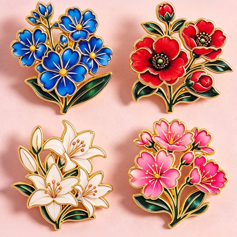 Cute Vintage Colorful Floral E - Embroidery Outfit ulasan dan harga