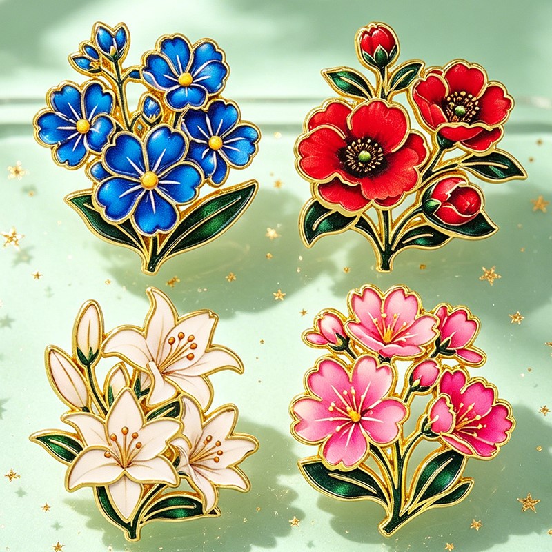 Cute Vintage Colorful Floral E - Embroidery Outfit ulasan dan harga