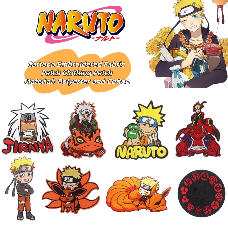 Naruto Japanese-style cartoon  - Embroidery Patches ulasan dan harga