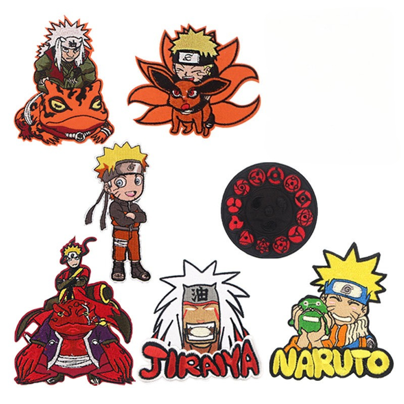 Naruto Japanese-style cartoon  - Embroidery Patches ulasan dan harga