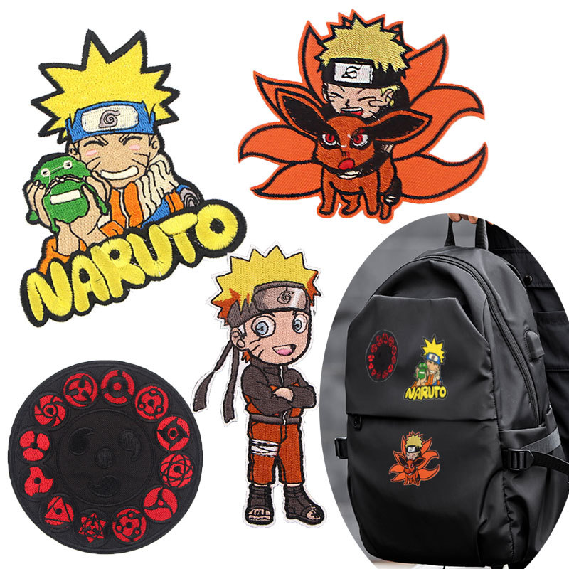 Naruto Japanese-style cartoon  - Embroidery Patches ulasan dan harga