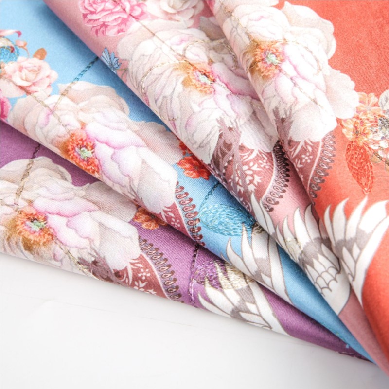 pearl embroidery velvet printe - Velvet Fabric Embroidery ulasan dan harga