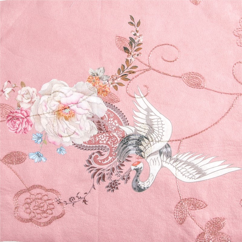 pearl embroidery velvet printe - Velvet Fabric Embroidery ulasan dan harga