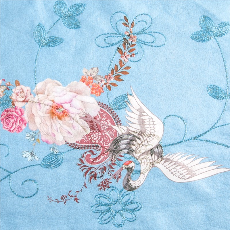 pearl embroidery velvet printe - Velvet Fabric Embroidery ulasan dan harga