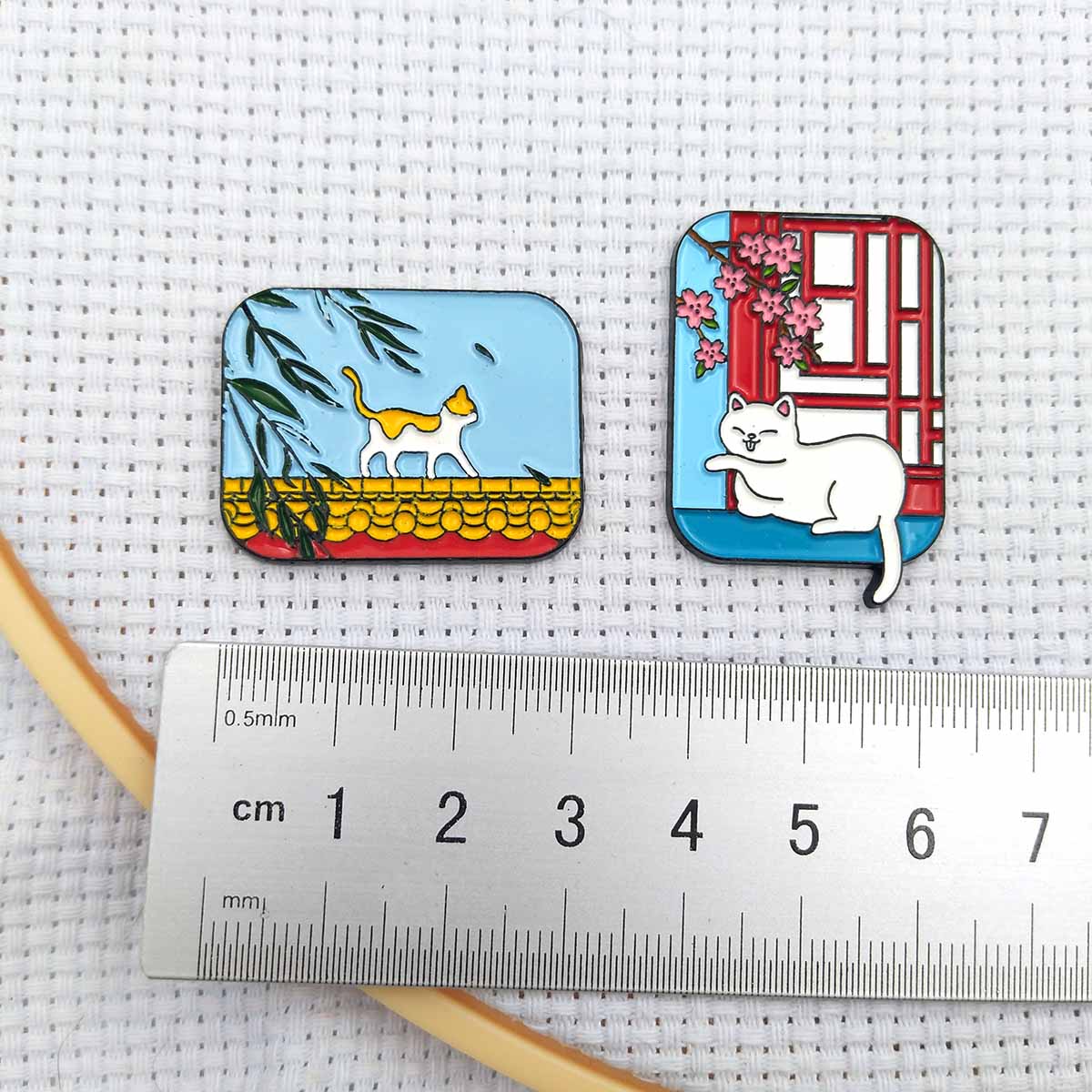 Cute Cat Magnetic Needle Minde - Needle Minder Magnet ulasan dan harga