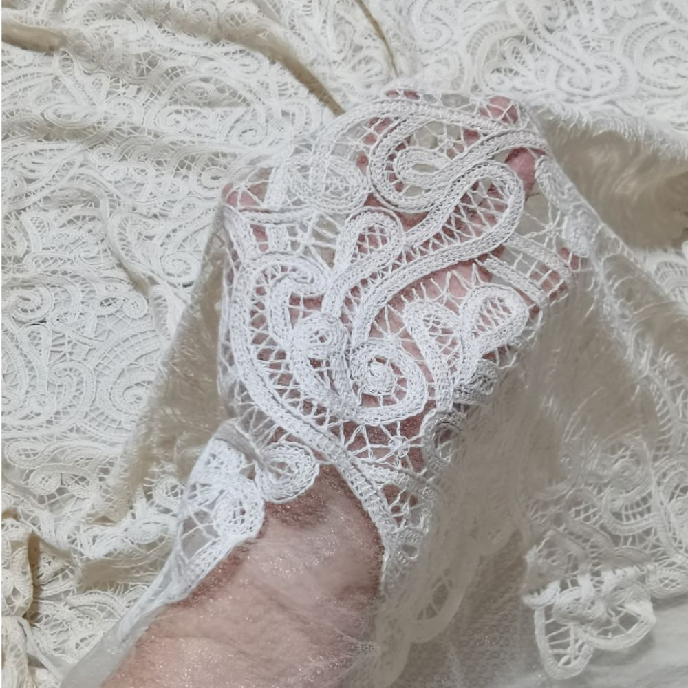 Cotton yarn diamond mesh base  - Embroidery Thread Yarn ulasan dan harga