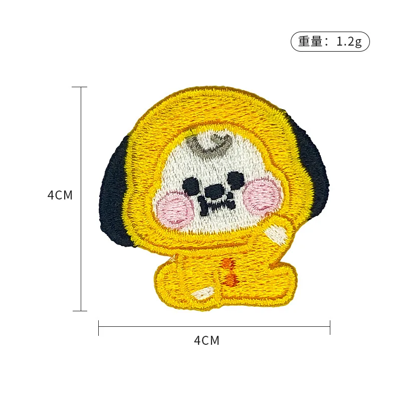 LINE FRIENDS BT21 All Characte - Embroidery Patches ulasan dan harga