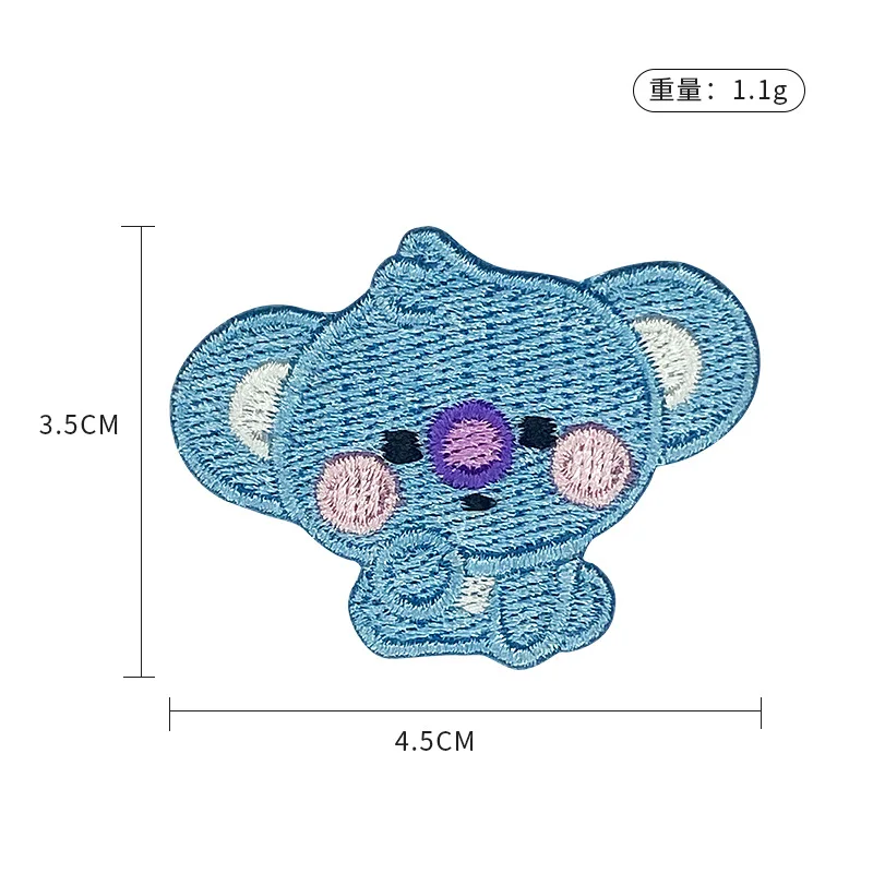 LINE FRIENDS BT21 All Characte - Embroidery Patches ulasan dan harga