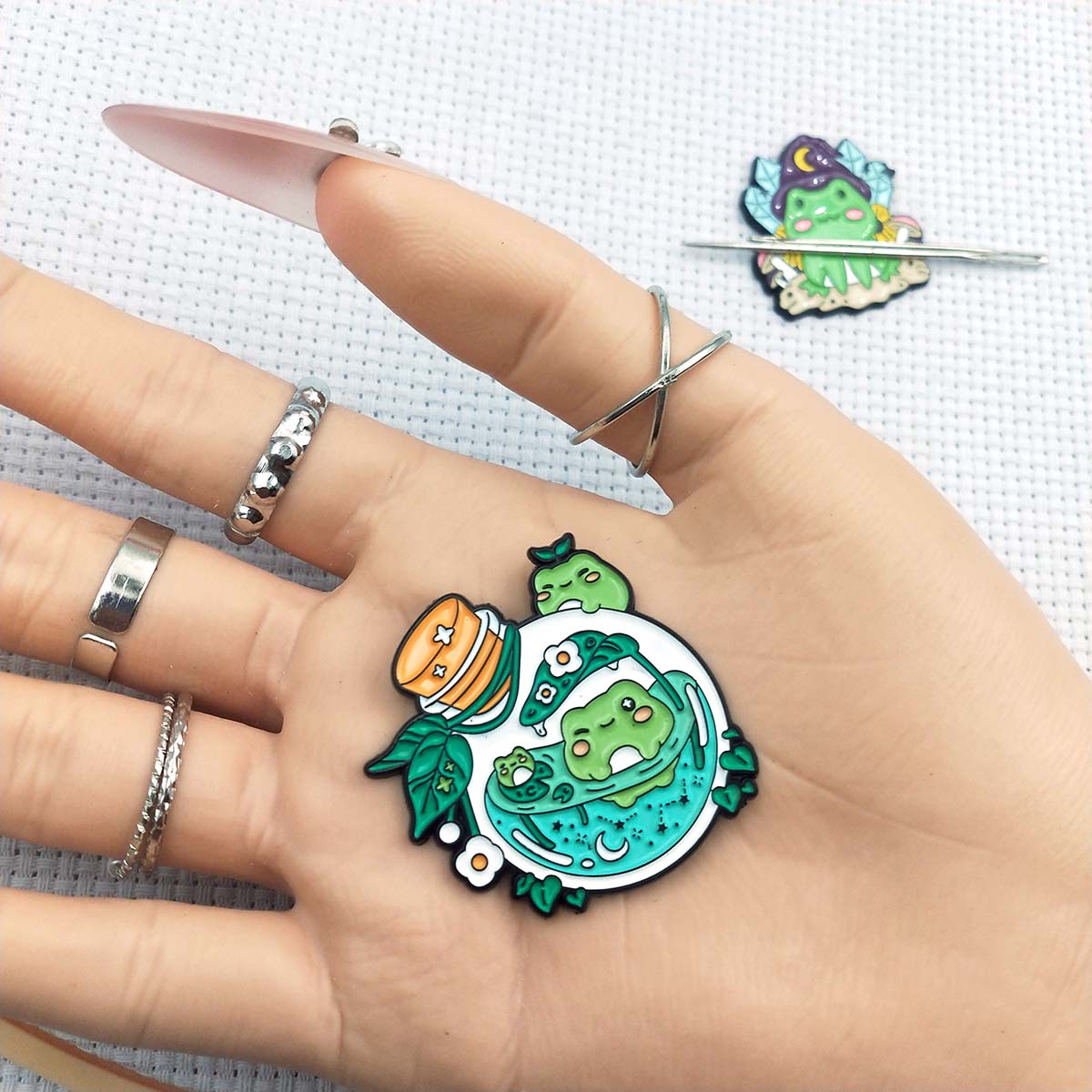 Magnetic Frog Needle Minder, C - Needle Minder Magnet ulasan dan harga