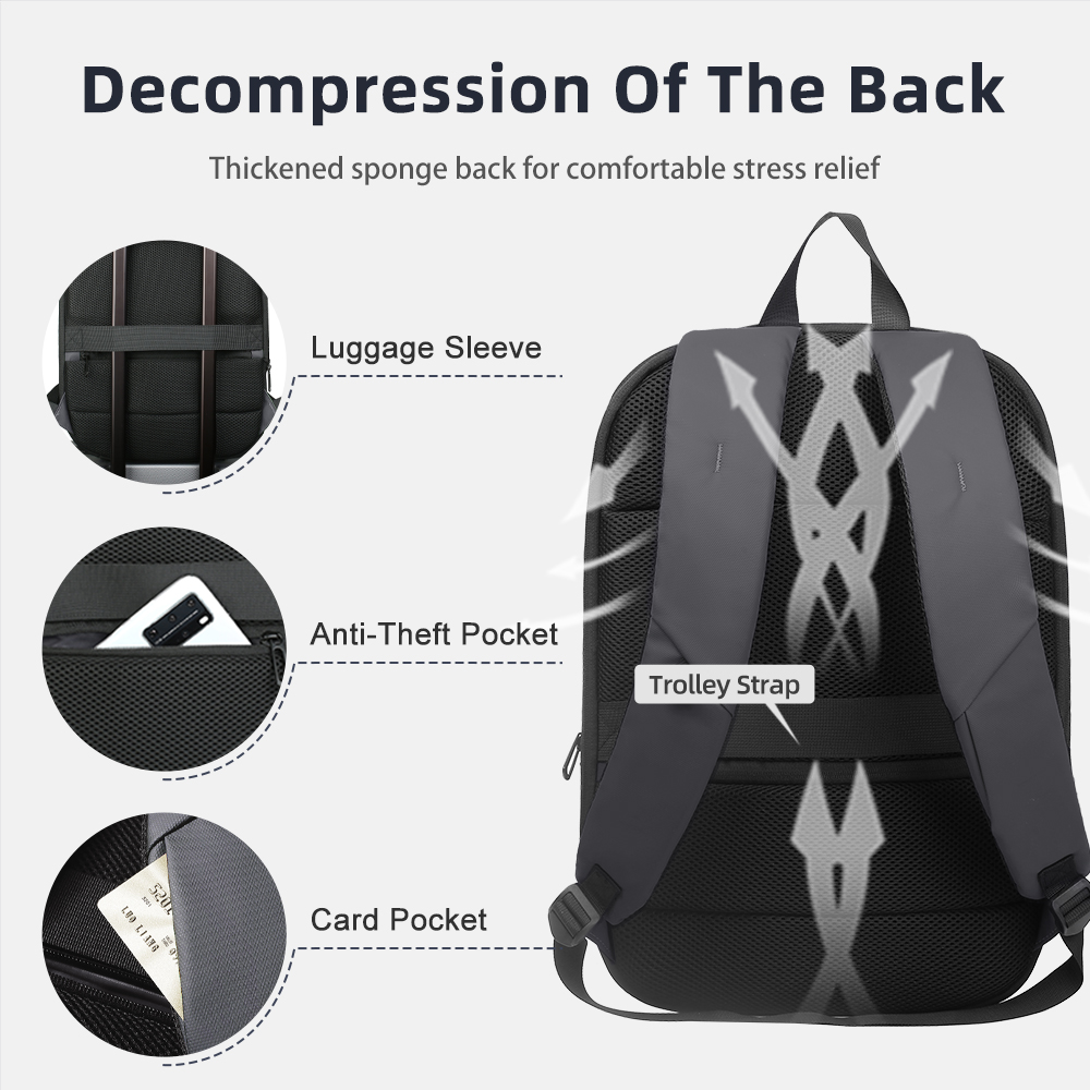 HK Business Backpack for Men 1 - Embroidery Workshop ulasan dan harga