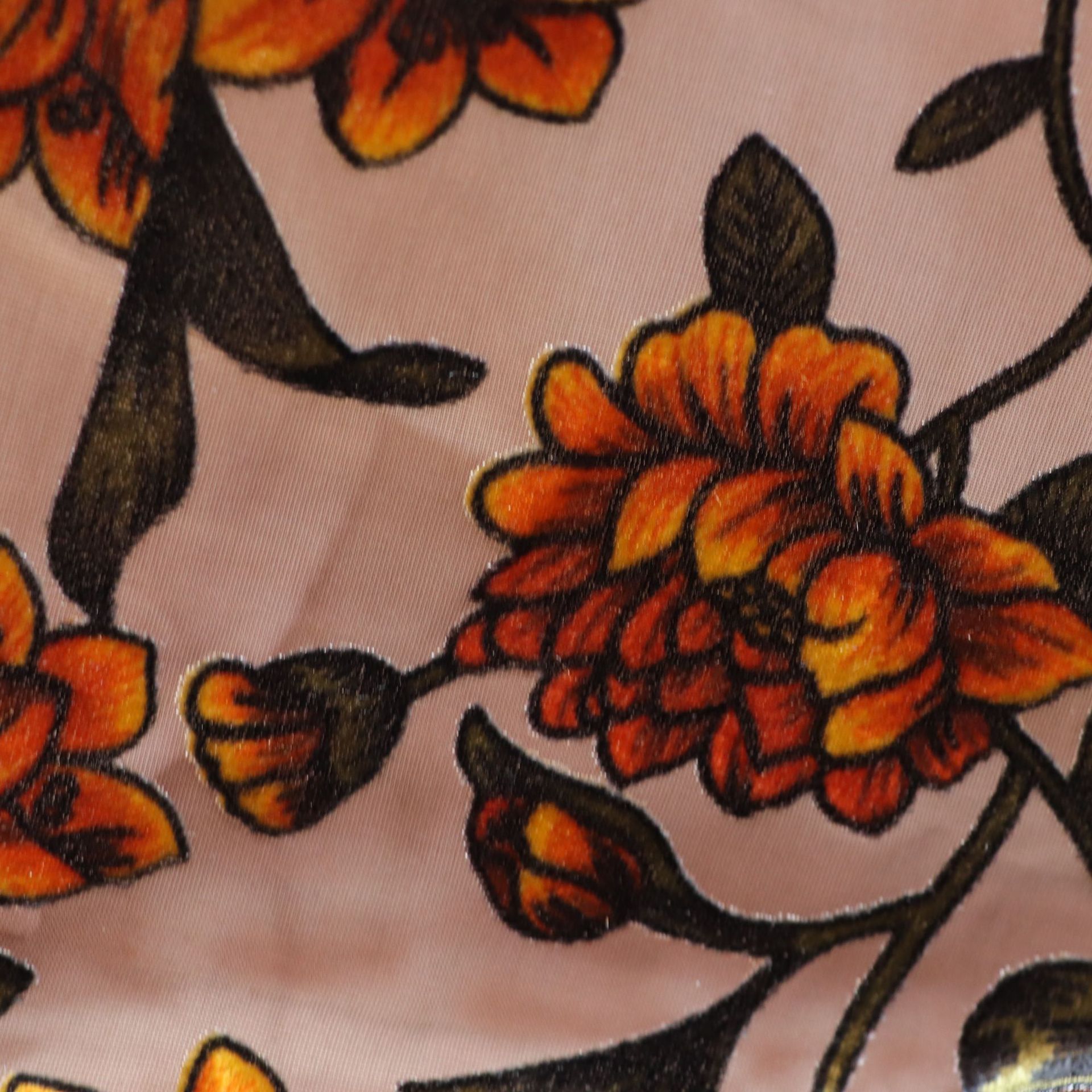 Woven Velvet Brocade Sticky Ve - Velvet Fabric Embroidery ulasan dan harga