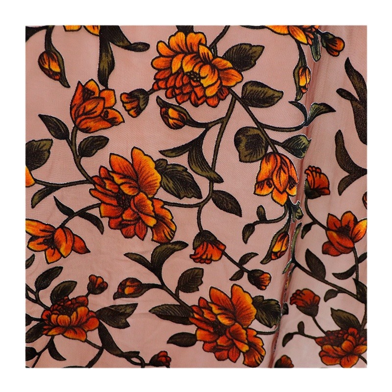 Woven Velvet Brocade Sticky Ve - Velvet Fabric Embroidery ulasan dan harga