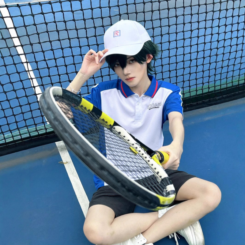 Tennis Anime Ryoma Echizen Tez - Embroidery Jersey ulasan dan harga